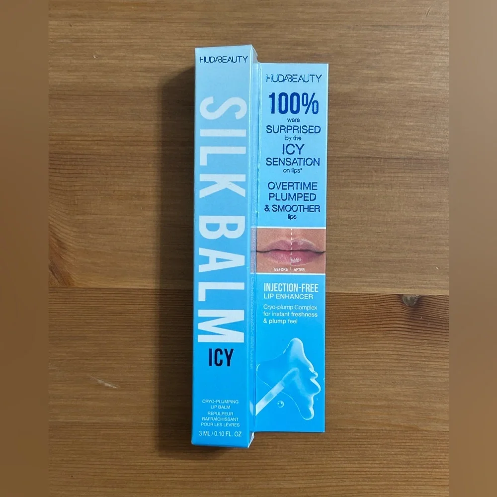Huda Beauty Silk Balm Icy Cryo-Plumping Lip Balm